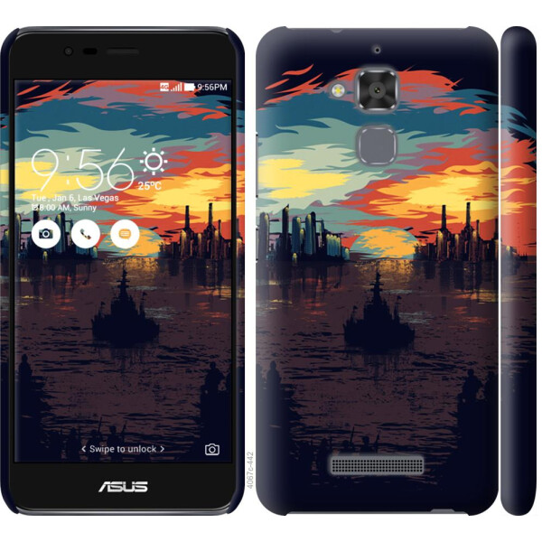 

Чехол на Asus Zenfone 3 Max ZC520TL Череп-абстракция (04798)