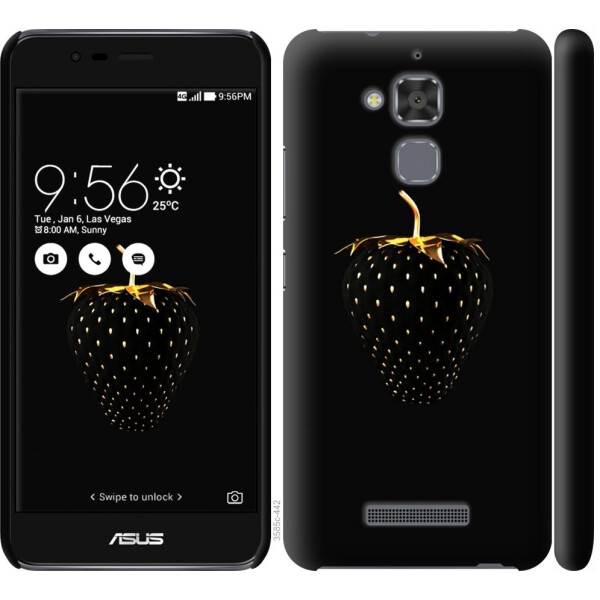 

Чехол на Asus Zenfone 3 Max ZC520TL Черная клубника (04798)