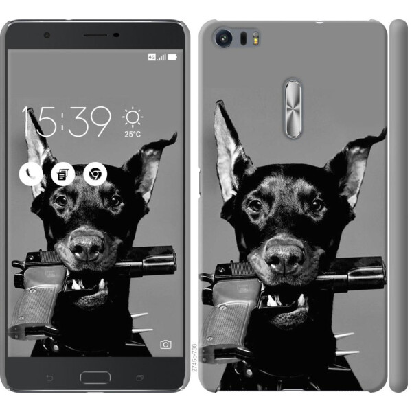 

Чехол на Asus Zenfone 3 Ultra ZU680KL Доберман (04798)