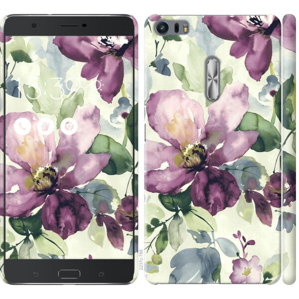 

Чехол на Asus Zenfone 3 Ultra ZU680KL Цветы акварелью (04798)