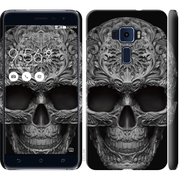 

Чехол на Asus Zenfone 3 ZE520KL skull-ornament (04798)