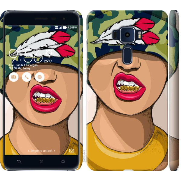 

Чехол на Asus Zenfone 3 ZE520KL SWAG (04798)