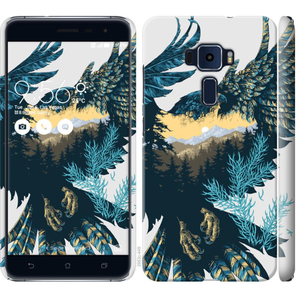 

Чехол на Asus Zenfone 3 ZE520KL Арт-орел на фоне природы (04798)