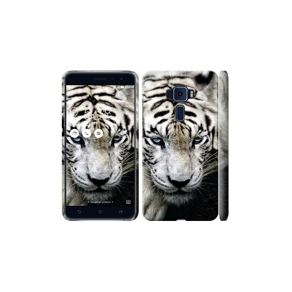 

Чехол на Asus Zenfone 3 ZE520KL Грустный белый тигр (04798)