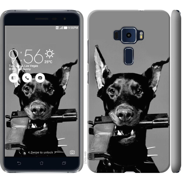 

Чехол на Asus Zenfone 3 ZE520KL Доберман (04798)