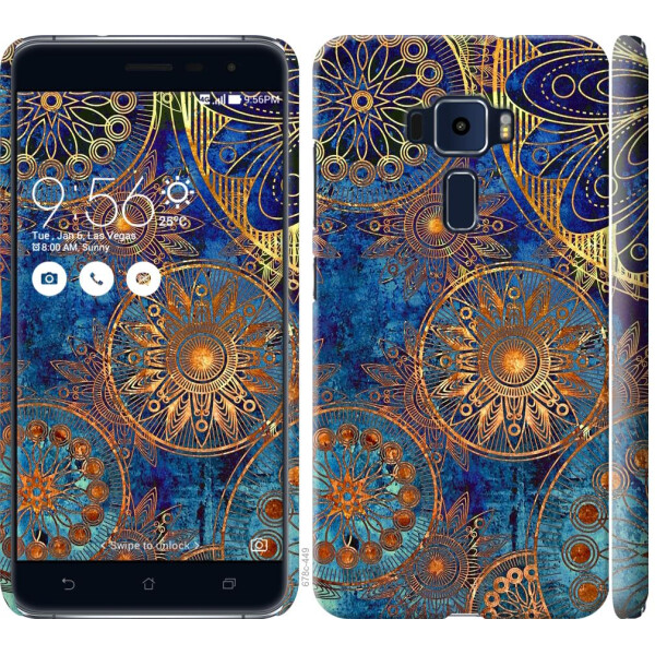 

Чехол на Asus Zenfone 3 ZE520KL Золотой узор (04798)