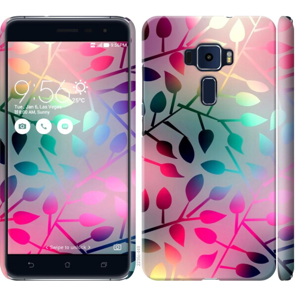 

Чехол на Asus Zenfone 3 ZE520KL Листья (04798)