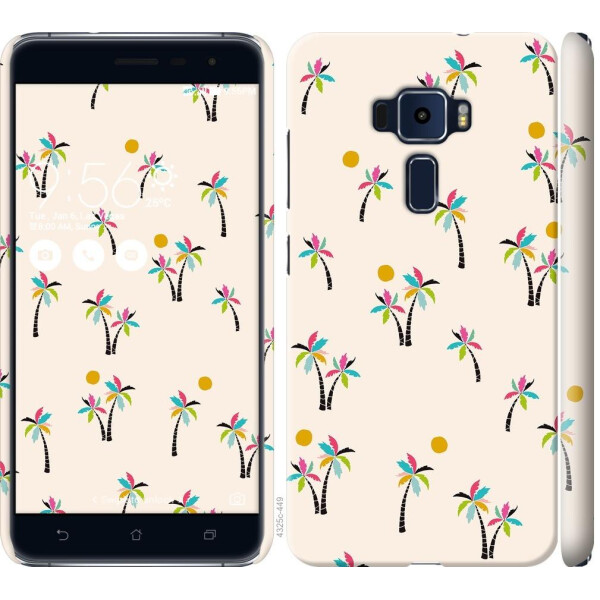 

Чехол на Asus Zenfone 3 ZE520KL Пальмочки (04798)