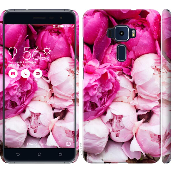 

Чехол на Asus Zenfone 3 ZE520KL Розовые пионы (04798)