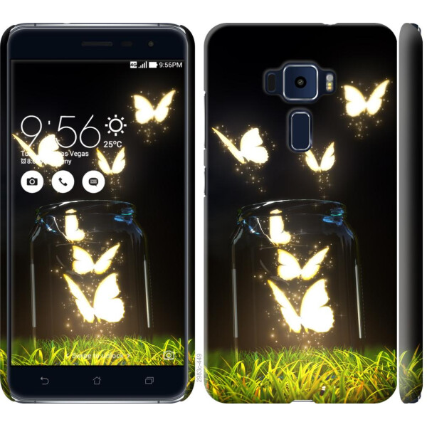 

Чехол на Asus Zenfone 3 ZE520KL Светящиеся бабочки (04798)