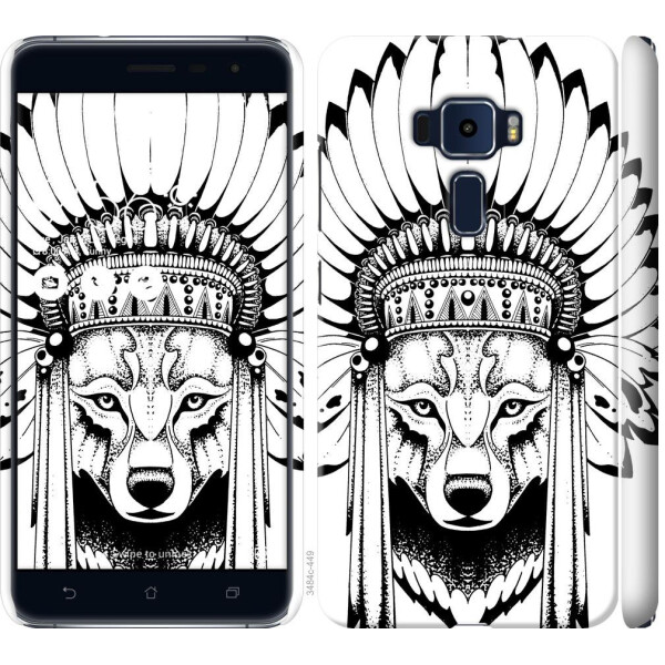 

Чехол на Asus Zenfone 3 ZE520KL Тотем волка (04798)