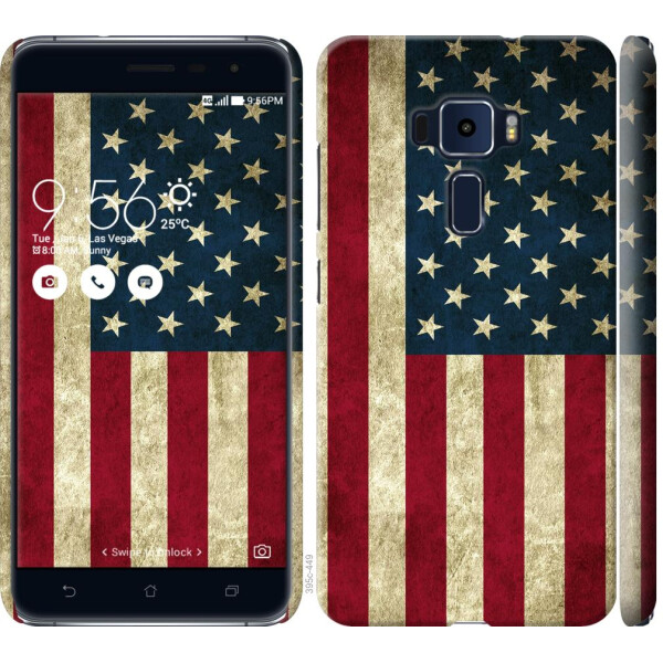 

Чехол на Asus Zenfone 3 ZE520KL Флаг США (04798)