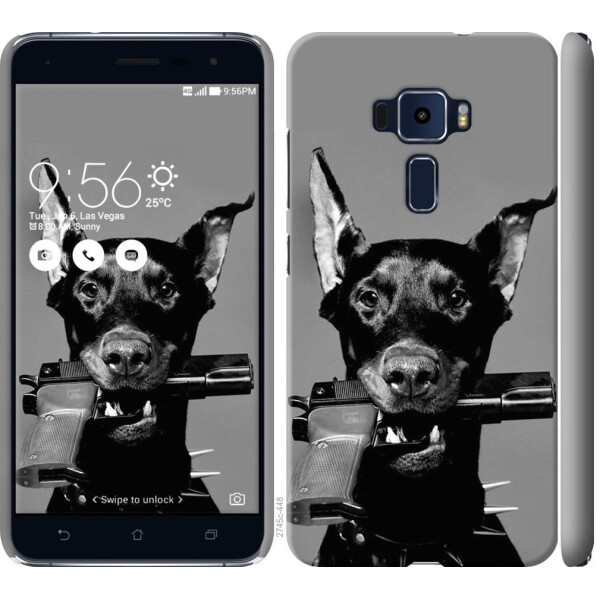 

Чехол на Asus Zenfone 3 ZE552KL Доберман (04798)