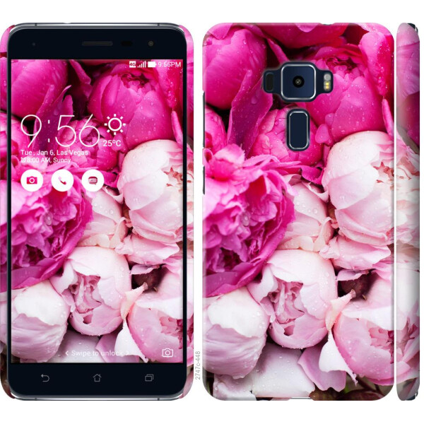 

Чехол на Asus Zenfone 3 ZE552KL Розовые пионы (04798)
