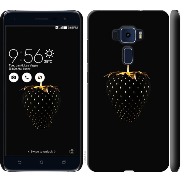 

Чехол на Asus Zenfone 3 ZE552KL Черная клубника (04798)