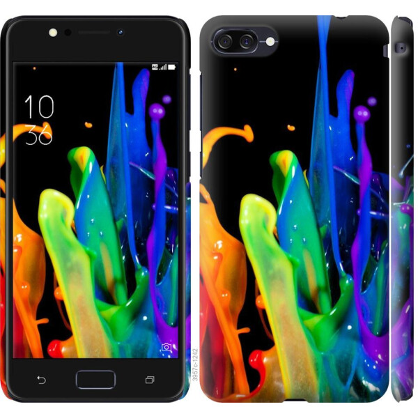 

Чехол на Asus ZenFone 4 Max ZC520KL брызги краски (04798)