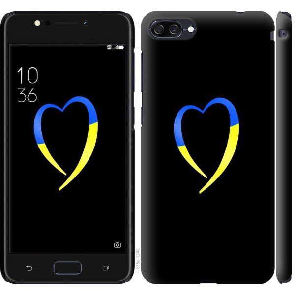 

Чехол на Asus ZenFone 4 Max ZC520KL Жёлто-голубое сердце (04798)