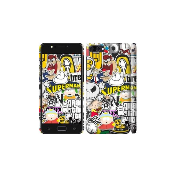 

Чехол на Asus ZenFone 4 Max ZC554KL Popular logos (04798)