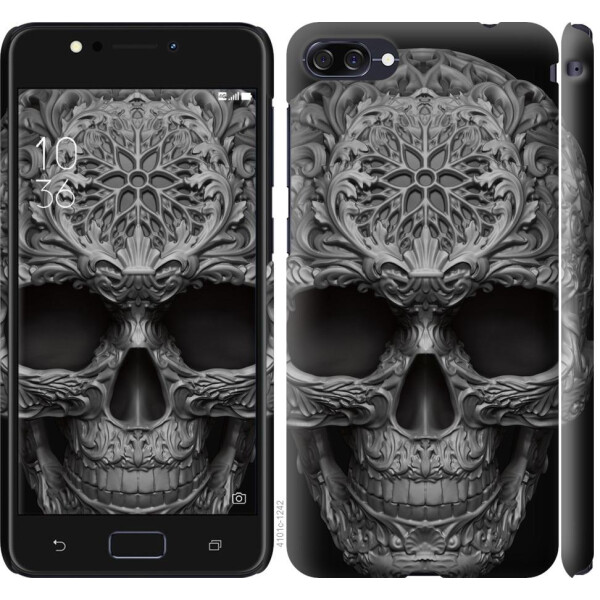 

Чехол на Asus ZenFone 4 Max ZC554KL skull-ornament (04798)