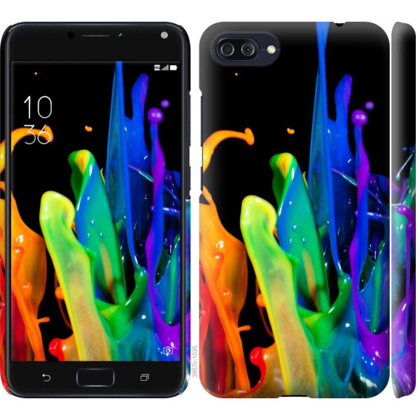 

Чехол на Asus ZenFone 4 Max ZC554KL брызги краски (04798)