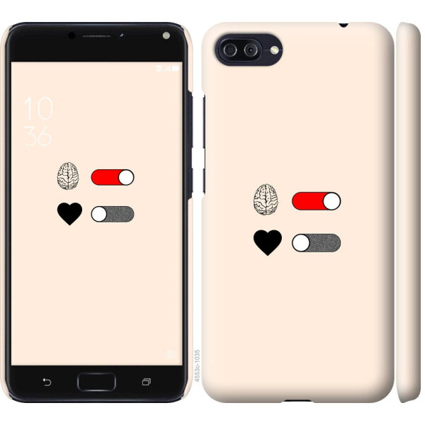 

Чехол на Asus ZenFone 4 Max ZC554KL Любовь и ум (04798)