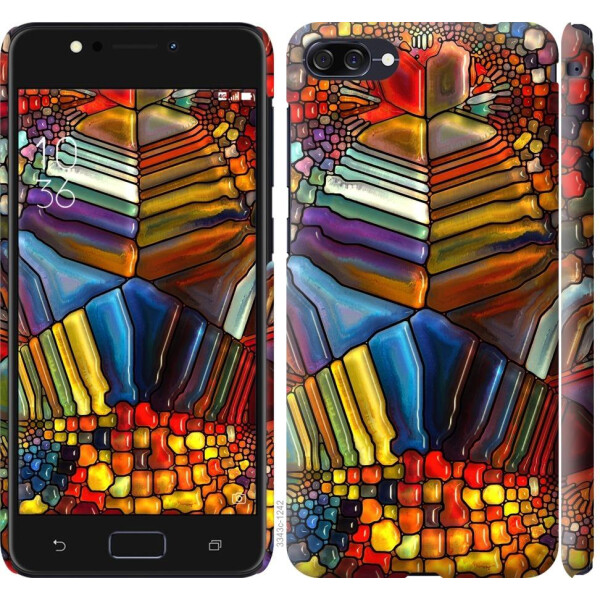 

Чехол на Asus ZenFone 4 Max ZC554KL Разноцветный витраж (04798)