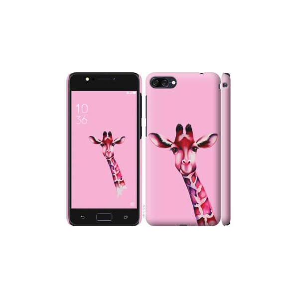 

Чехол на Asus ZenFone 4 Max ZC554KL Розовая жирафа (04798)