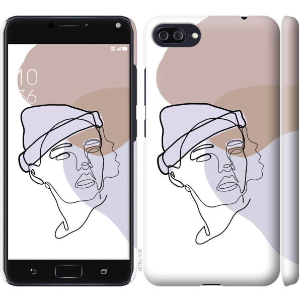 

Чехол на Asus ZenFone 4 Max ZC554KL Силуэт (04798)