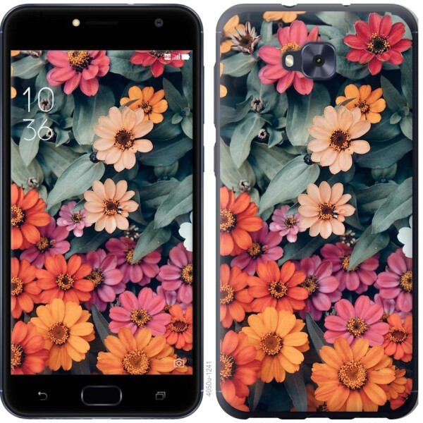 

Чехол на Asus ZENFONE 4 SELFIE / ZD553KL Beauty flowers (04798)