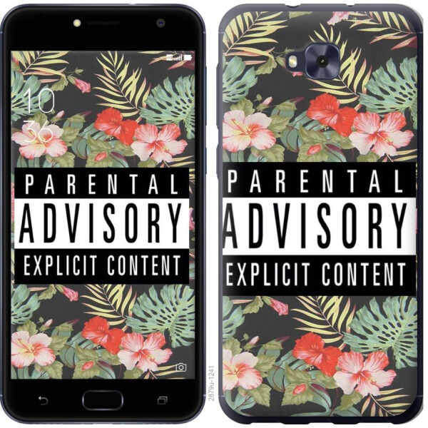 

Чехол на Asus ZENFONE 4 SELFIE / ZD553KL Parental advisory (04798)