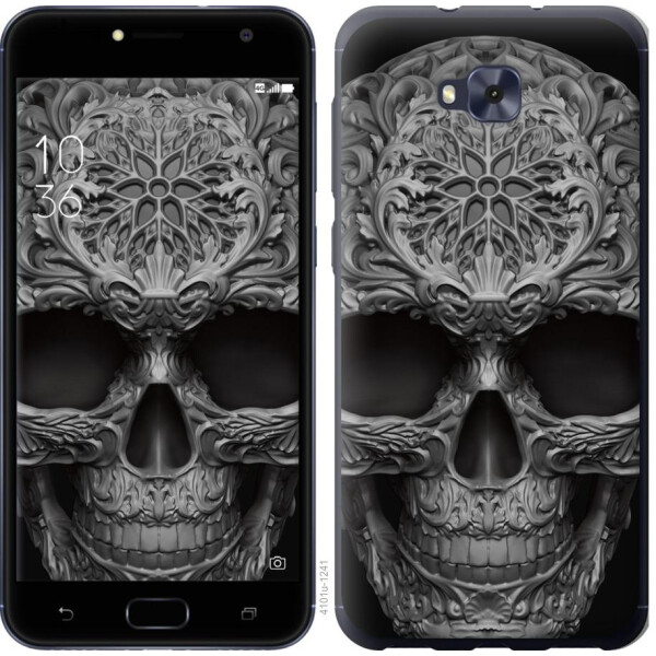 

Чехол на Asus ZENFONE 4 SELFIE / ZD553KL skull-ornament (04798)