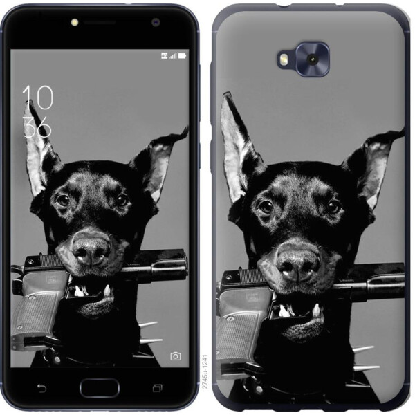 

Чехол на Asus ZENFONE 4 SELFIE / ZD553KL Доберман (04798)