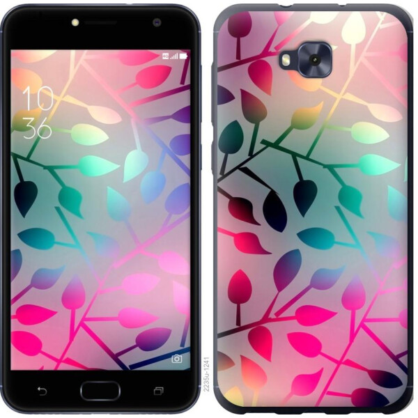 

Чехол на Asus ZENFONE 4 SELFIE / ZD553KL Листья (04798)