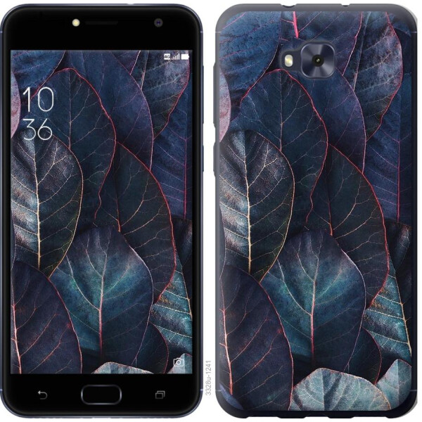 

Чехол на Asus ZENFONE 4 SELFIE / ZD553KL Листья v3 (04798)