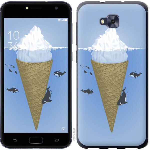 

Чехол на Asus ZENFONE 4 SELFIE / ZD553KL Мороженое Айсберг (04798)
