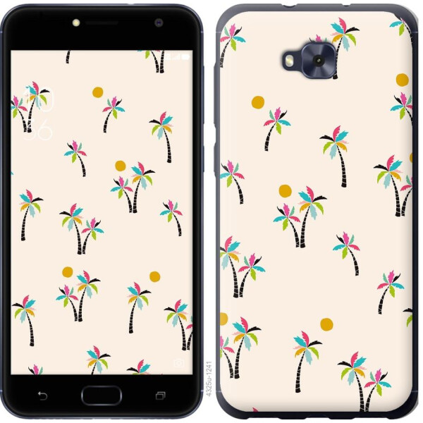 

Чехол на Asus ZENFONE 4 SELFIE / ZD553KL Пальмочки (04798)