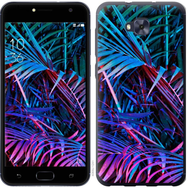 

Чехол на Asus ZENFONE 4 SELFIE / ZD553KL Папоротник под ультрафиолетом (04798)