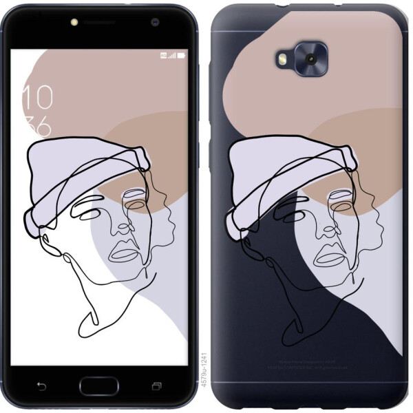 

Чехол на Asus ZENFONE 4 SELFIE / ZD553KL Силуэт (04798)