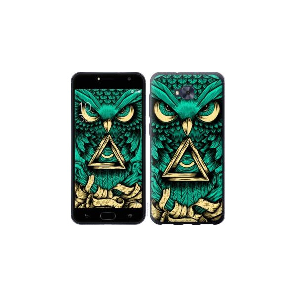 

Чехол на Asus ZENFONE 4 SELFIE / ZD553KL Сова Арт-тату (04798)