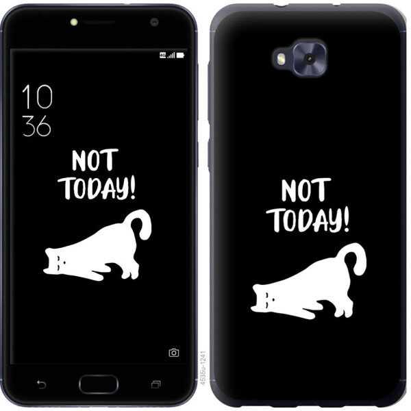 

Чехол на Asus ZENFONE 4 SELFIE / ZD553KL Уставший кот (04798)
