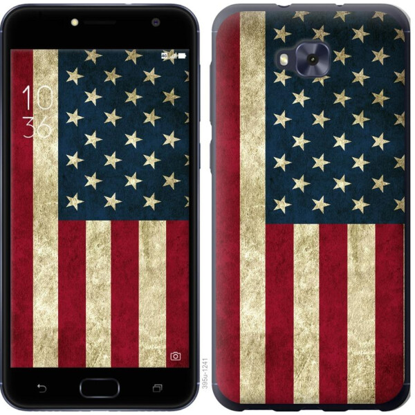 

Чехол на Asus ZENFONE 4 SELFIE / ZD553KL Флаг США (04798)