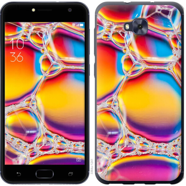 

Чехол на Asus ZENFONE 4 SELFIE / ZD553KL Цветные пузыри (04798)