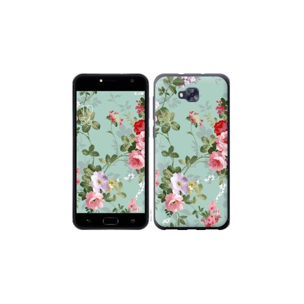 

Чехол на Asus ZENFONE 4 SELFIE / ZD553KL Цветочные обои 2 (04798)