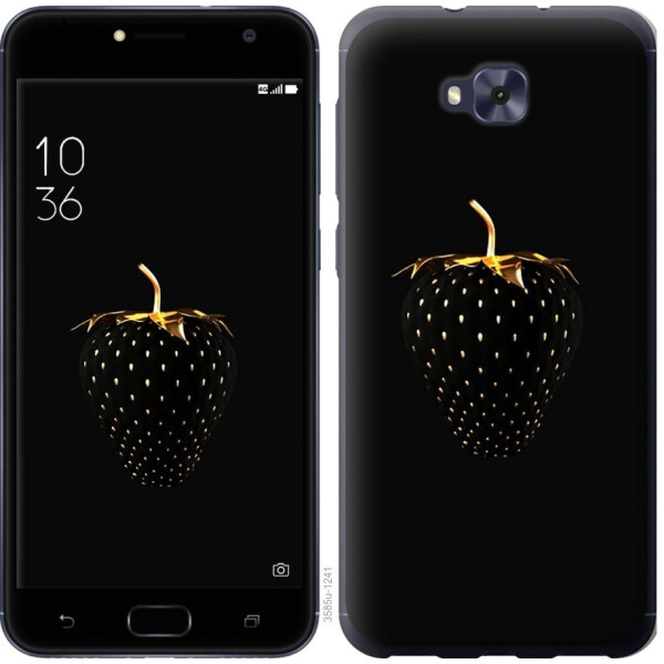 

Чехол на Asus ZENFONE 4 SELFIE / ZD553KL Черная клубника (04798)
