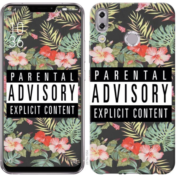 

Чехол на Asus Zenfone 5 ZE620KL Parental advisory (04798)