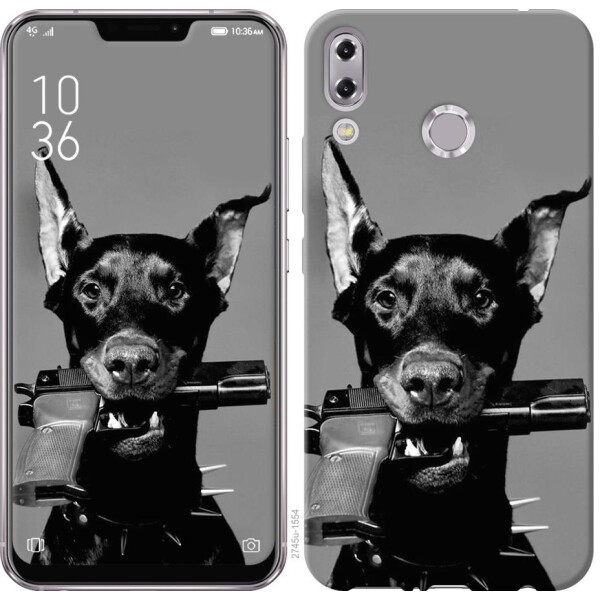 

Чехол на Asus Zenfone 5 ZE620KL Доберман (04798)