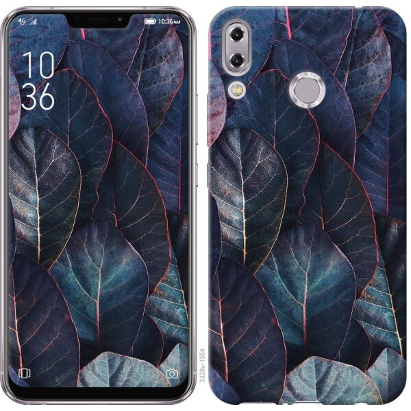 

Чехол на Asus Zenfone 5 ZE620KL Листья v3 (04798)