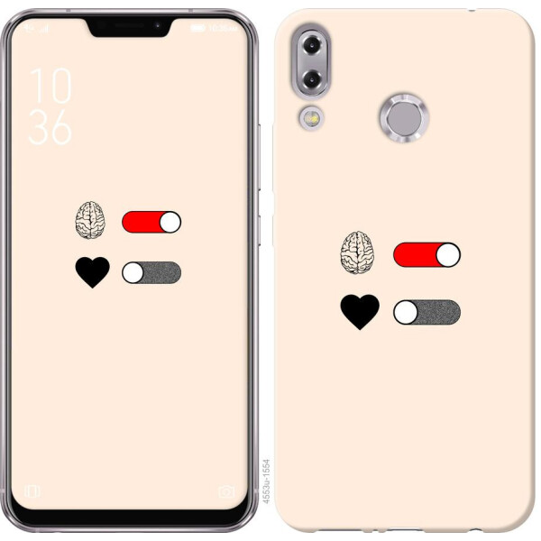 

Чехол на Asus Zenfone 5 ZE620KL Любовь и ум (04798)