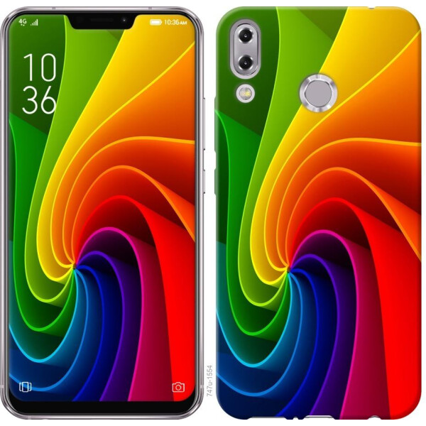 

Чехол на Asus Zenfone 5 ZE620KL Радужный вихрь (04798)