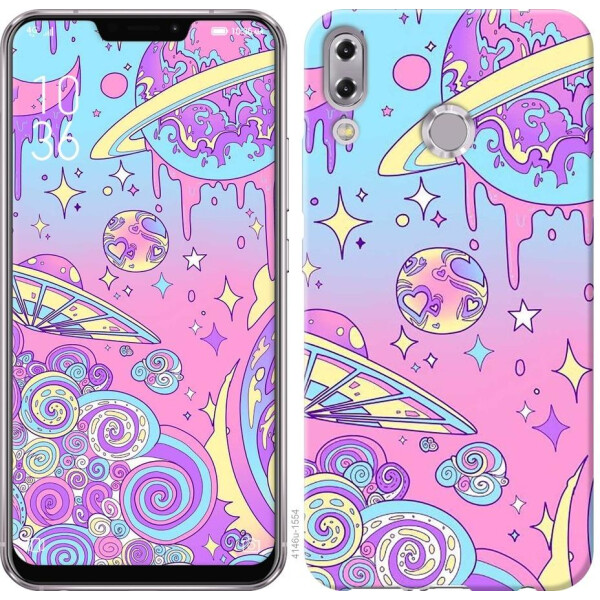 

Чехол на Asus Zenfone 5 ZE620KL Розовая галактика (04798)